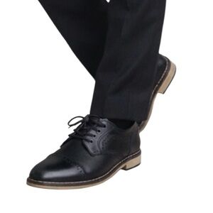 Stacy Adams Dress Shoes Boy’s Black Dickinson Oxford 43418-001 Size 12 .     
U